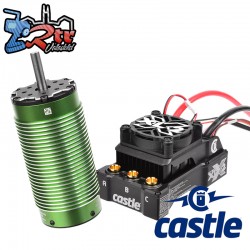 Combo Castle Manba XLX2 8S, 2028-1100KV 33.6V con sensores