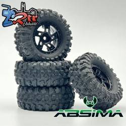 Juego de ruedas 1,2" "Mudder-Competition" 60mm (4) Absima...