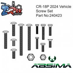 Juego de tornillos para vehículos CR-18P 2024 Absima  AB240423