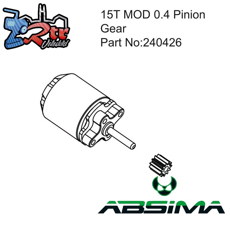 Motor Furitek Venom 3450KV/15T Piñón Absima  AB240426