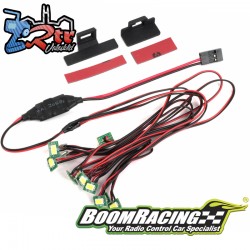 Juego de luces LED para rocas Boom Racing KUDU™ para BRX02 D110 6X6 para BRX02 BRTLB006