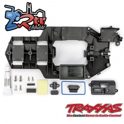 Bandeja de electrónica y caja receptora Traxxas TRA10624