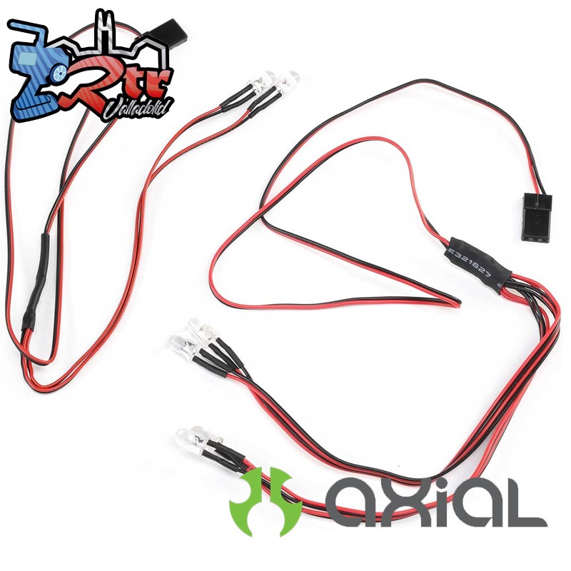 Juego de luces LED, blanco/naranja/rojo SCX10 III AXI230049