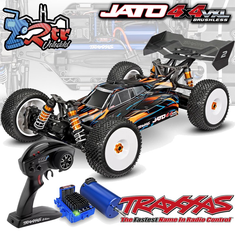 Traxxas Jato Brushless Buggy Tsm 1/8 4Wd RTR Naranja