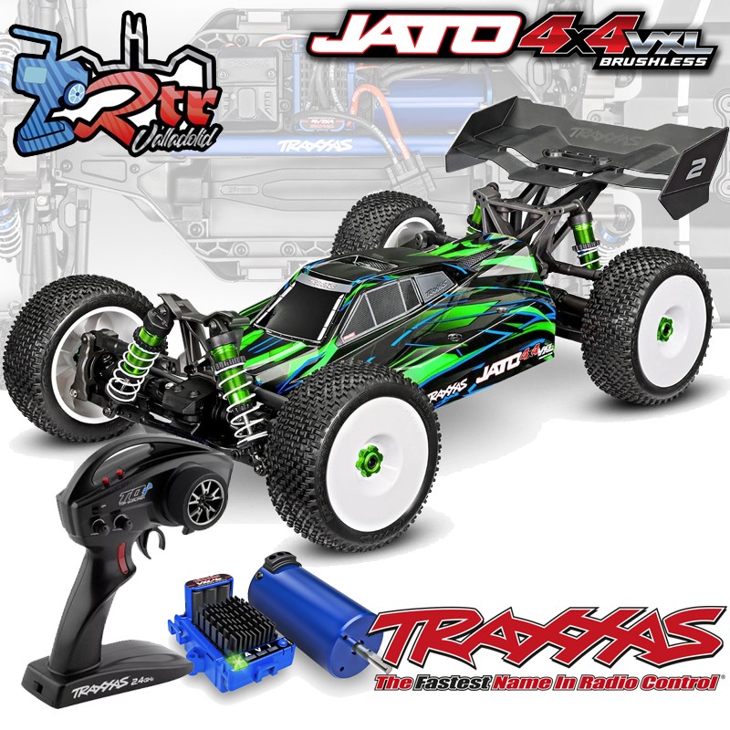 Traxxas Jato Brushless Buggy Tsm 1/8 4Wd RTR Verde