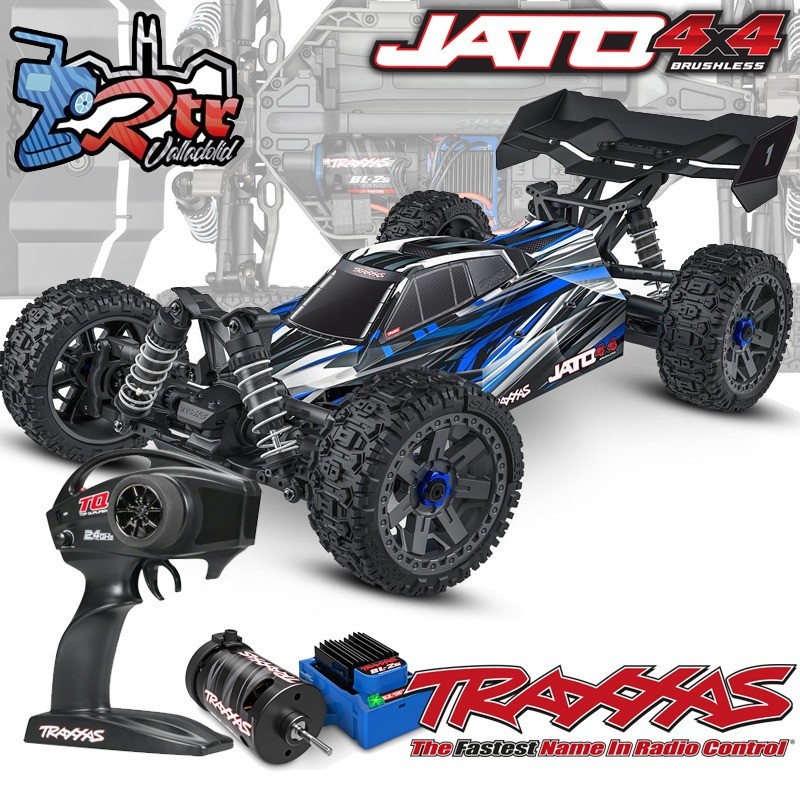 Traxxas Jato Brushless Buggy BL-2S HD 1/8 4Wd RTR Azul