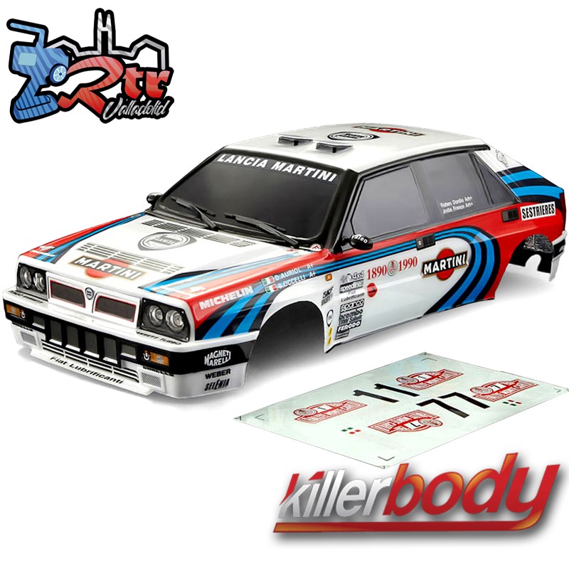 Carrocería Lancia Delta HF Integrale 16V 1/10 Pintada 195mm Rally Killerbody