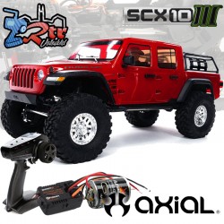 Axial SCX10 III Jeep Gladiator Crawler 4Wd 1/10 Rojo RTR