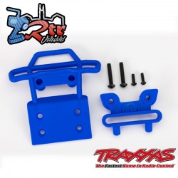 Parachoques delantero, soporte para parachoques delantero Traxxas TRA621-BLUE