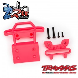 Parachoques delantero, soporte para parachoques delantero Traxxas TRA621-PINK