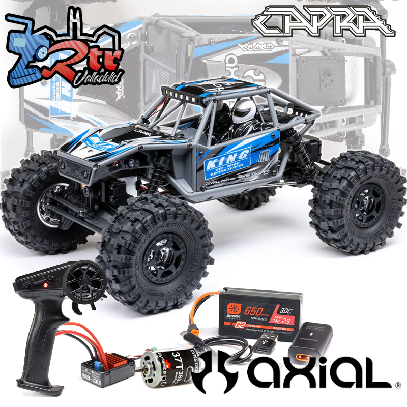 Axial Capra 4WD RTR Negro Trail Crawler 1/18 Azul