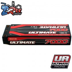 Bateria Grafeno 2S 7.6V 7000mAh 120C Ultimate Racing Conector 5mm