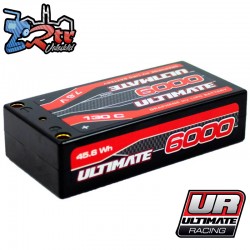 Bateria Grafeno Hv 2S 7.6V 6000mAh 130C Ultimate Racing...