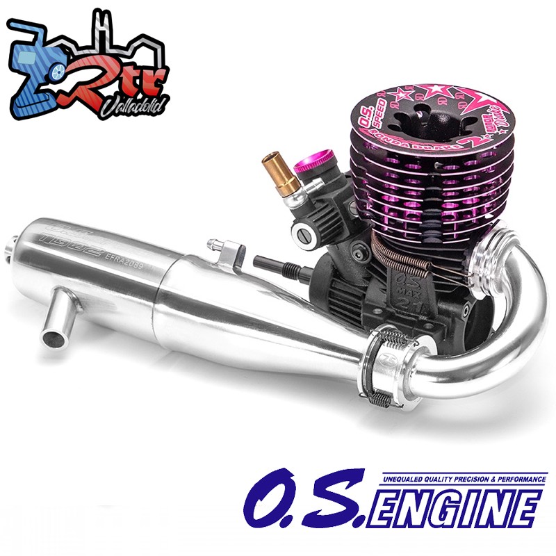 Motor Nitro metano OS Speed B21 Ronda Drake Edición II con T-2090SC