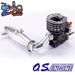 Motor Nitro metano OS Speed T1204 con escape T1204