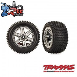 Ruedas Traxxas Alias® 2wd 2.8 Cromadas Traseras TRA3779X