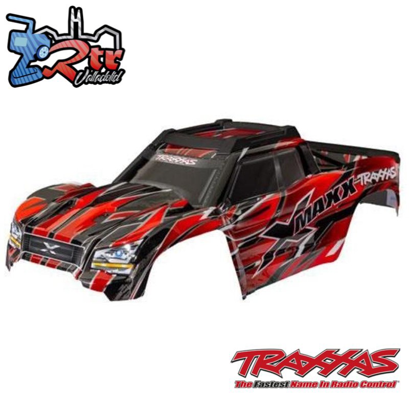 Carrocería, X-Maxx® Rojo pintada, calcomanías aplicadas Traxxas X-Maxx TRA7867-RED