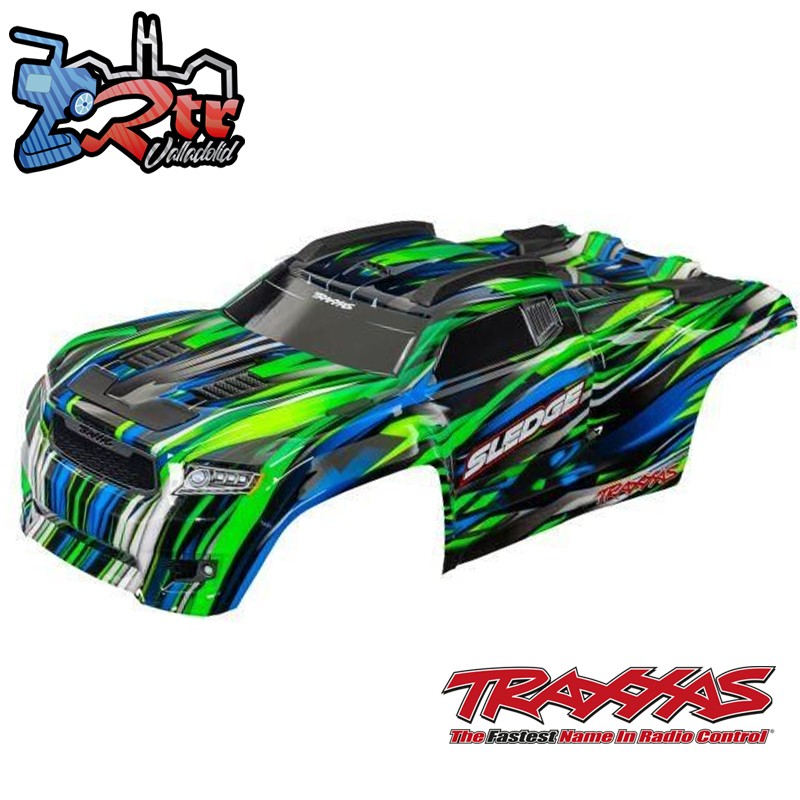 Carrocería Traxxas Sledge Verde completamente ensamblada TRA9511-GRN