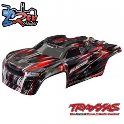 Carrocería Traxxas Sledge Rojo completamente ensamblada TRA9511-RED