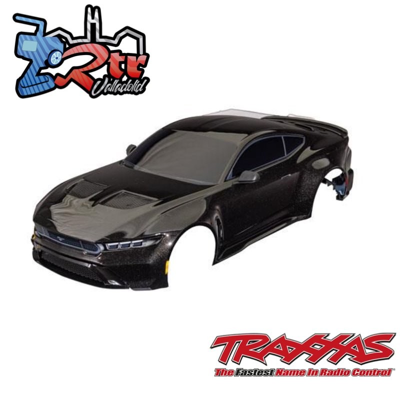 Carrocería, Ford Mustang, completa Negra montaje sin clip Traxxas TRA10511-BLK