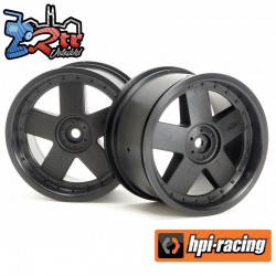 GT 5 WHEEL BLACK (83X56MM/2PCS)