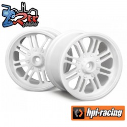 8 SPOKE WHEEL WHITE (83X56MM/2PCS)