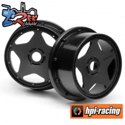 Super Star Wheel Black 120x60mm/2pcs