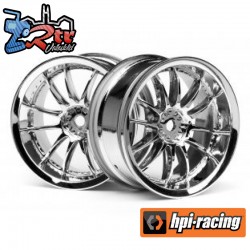 WORK XSA 02C WHEEL 26mm CHROME (3mm OFFSET)