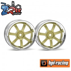 RAYS GRAM LIGHTS 57S-PRO CHROME/GOLD (3mm OFFSET)