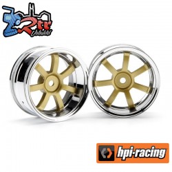 RAYS GRAM LIGHTS 57S-PRO CHROME/GOLD (6mm OFFSET)