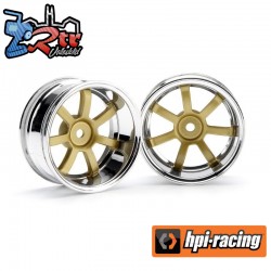 RAYS GRAM LIGHTS 57S-PRO CHROME/GOLD (9mm OFFSET)