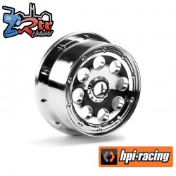 OUTLAW WHEEL CHROME (120x60mm/-4mm OFFSET/2pcs)