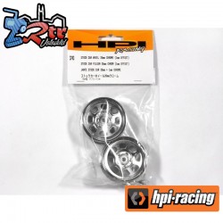 STOCK CAR WHEEL 26MM CHROME (1MM OFFSET)