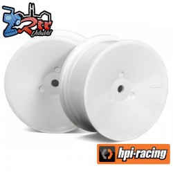 AERO DISH WHEEL 24MM WHITE (2PCS)