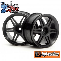 12 SPOKE CORSA WHEEL BLACK 26MM (3MM OFFSET)