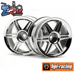 12 SPOKE CORSA WHEEL CHROME 26MM (3MM OFFSET)