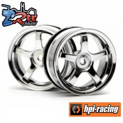 Deep Rim 5 spoke wheel 26mm chrome/0mm Off Set