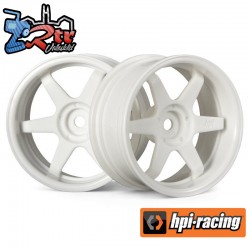 TE37 WHEEL 26MM WHITE (6MM OFFSET)