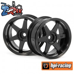 TE37 WHEEL 26MM BLACK (6MM OFFSET