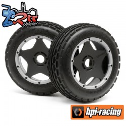 DIRT BUSTER RIB TIRE M COMPOUND ON BLACK WHEEL