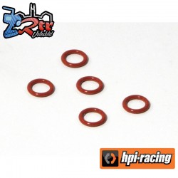 SILICONE O RING SS-045 4.5 X 6.6MM (RED)(5PCS)