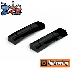 TOURING CAR REAR WING SET (2 TYPES/190MM/CLEAR)