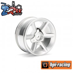 GT WHEEL SILVER (6mm OFFSET/2pcs)