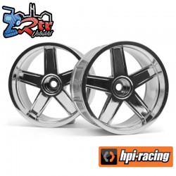 LP35 WHEEL MF TYPE CHROME (9MM OFFSET/2PCS)