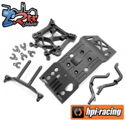 Skid Plate/Body Mount/Savage X Shock Tower Set