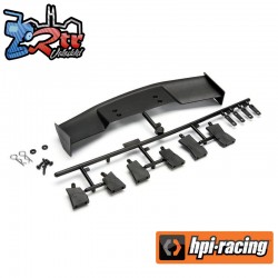 GT WING SET (TYPE D/10TH SCALE/BLACK)